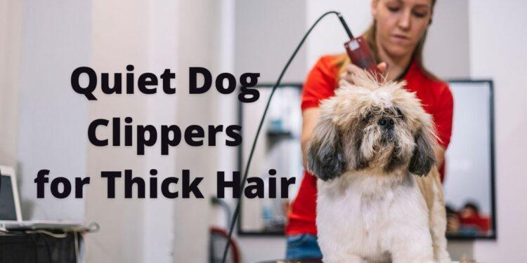 Quiet Dog Clippers for Thick Hair