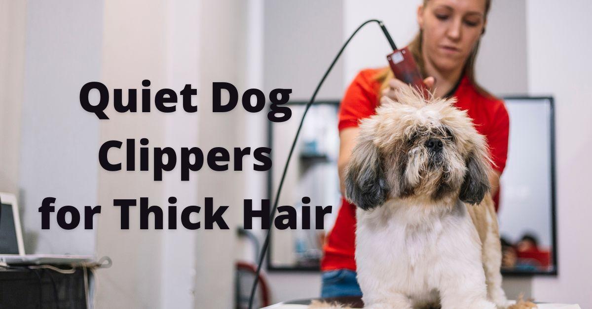 Quiet Dog Clippers for Thick Hair